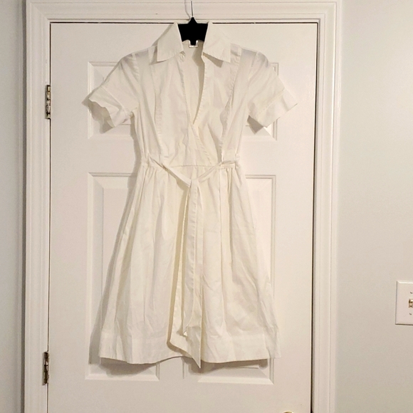 EUC Diane von Furstenberg White Dress Size 0 - Picture 1 of 6